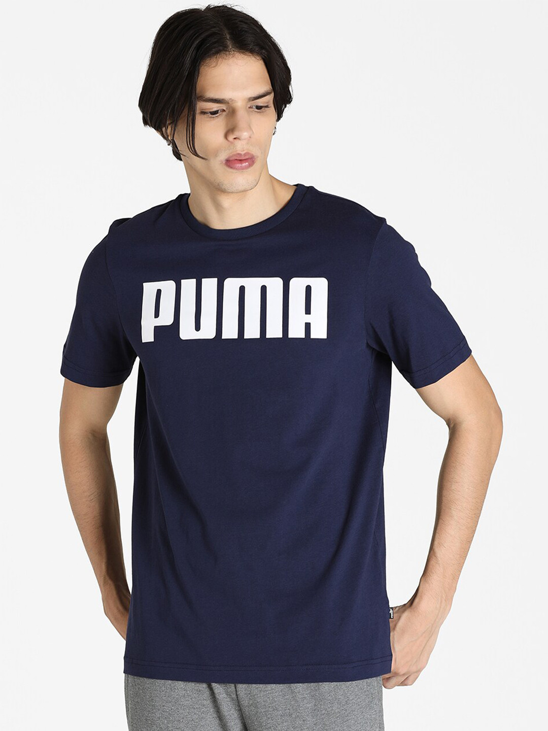 Men's Nova Cotton Regular Fit Puma T-Shirt